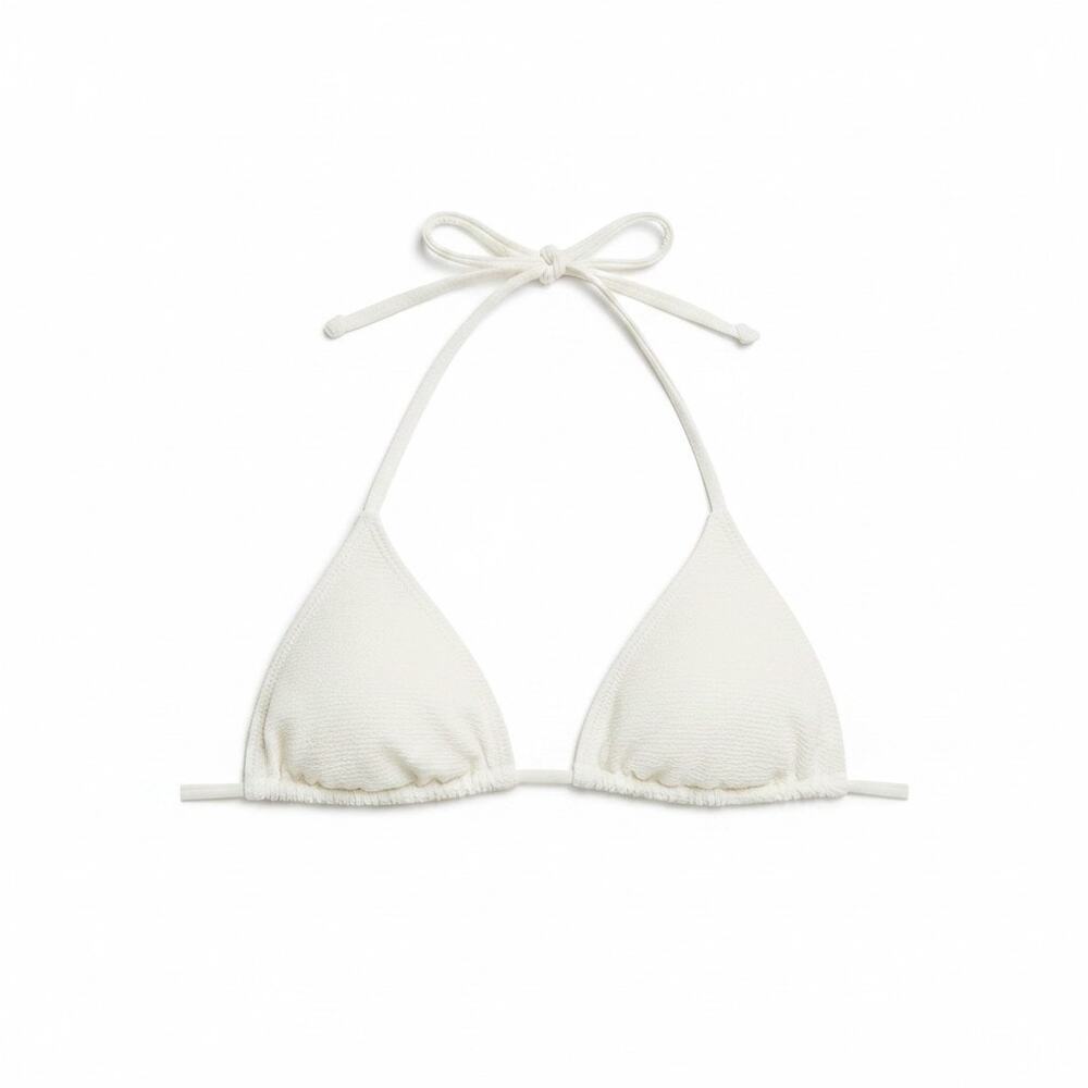 Faithfull the Brand Swim Jaqueline Bikini Top Plain Ivory Medium or 6 Bohemian